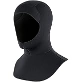 BaronHong Wetsuit Hood 3mm 5mm Thermal Neoprene Diving Hood Wetsuit Hat Cap