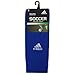 adidas Metro Soccer Socks (1 Pair) Discontinued, Bold Blue/White/Clear Grey/4, Medium