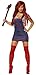Costume Culture Women's Licensed Sexy Chucky Costume, Blue, Large