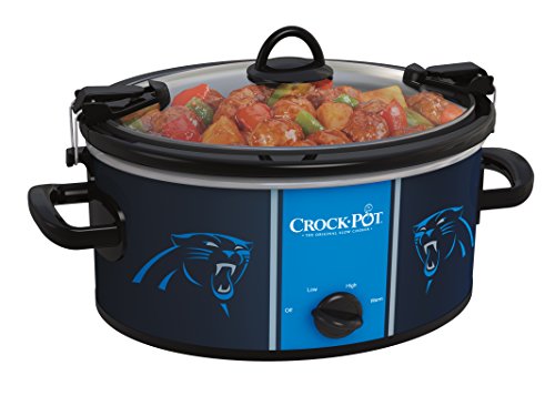 Crock-pot sccpnfl600-cp electric cooking, silver/blue/b…