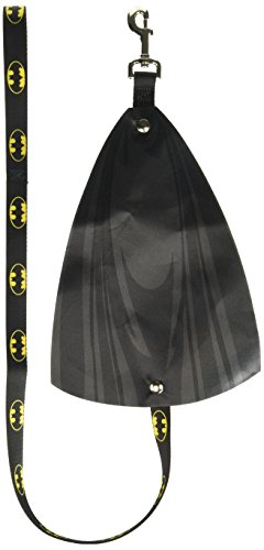 Buckle Down DLC-WBM001 Dog Leash Cape, Regular, Black/Yellow