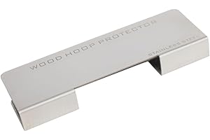 SUPVOX Metal Drum Hoop Protector Clip for Drum Hoops Damper Replacement Silver Single Piece