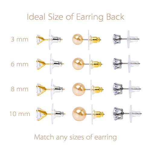 3 BEADNOVA+Earring+Lifters+Bullet+Earrings