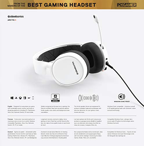 image for SteelSeries Arctis 3 - All-Platform Gaming Headset - for PC, PlayStati