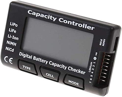 RC Cellmeter 7 Digital Battery Capacity Checker Controller Tester Voltage Tester for LiPo Life Li-ion NiMH Nicd Cell Meter