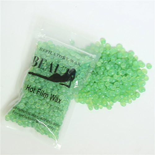 Hair Removal Hard Wax Beans Solid Depilatory Grain for Women Men,Aloe 100g/3.5oz