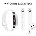 iGK For Fitbit Alta Bands and Fitbit Alta HR Bands, Newest Adjustable Sport Strap Replacement Bands for Fitbit Alta and Fitbit Alta HR Smartwatch Fitness Wristbands with Metal Clasp White Large