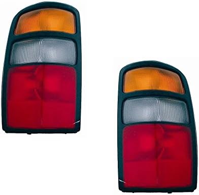2004-2005-2006 Chevy/Chevrolet Suburban, Tahoe & GMC Yukon XL 1500 2500 Denali Tail Light Lamp Rear Brake Taillight Taillamp Pair Set Left Driver And Right Passenger Side (04 05 06)