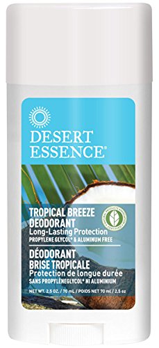 Desert Essence Tropical Breeze Deodorant, 2.5 Ounce -- 1 each. Desert Essence Tropical Breeze Deodorant, 2.5 Ounce -- 1 each.