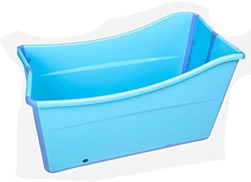 Newell Continental Bathtub PVC Folding Adult Swimming Pool Thicker Large Size With Lid Insulation Baby Swimming,Blue