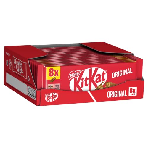 KitKat 2 Finger Milk Chocolate Biscuit Bars – 8 Pack (8 x 20.7 g) - £1.52 S&S