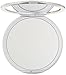 Swissco Round Compact Mirror(Silver or Black), Extra Flat, 4 Inches, 1x/5x