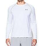 Under Armour Men's Tech Long Sleeve T-Shirt, White/Steel, XX-Large