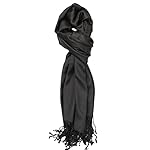 Achillea Super Soft Luxurious Premium Pashmina Shawl Wrap Scarf in Solid Colors