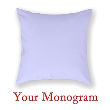 Amazon Com Antoniaday Custom Monogram Pillow Purple Plain 18