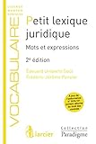 Image de Vocabulaire - Petit lexique juridique, mots et expressions (French Edition)