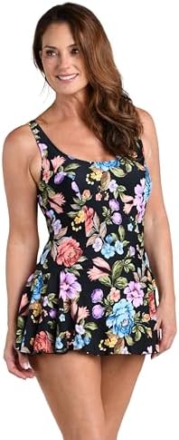 lands end side tie mini swim dress Women's Side Tie Mini Swim Dress Swimsuit