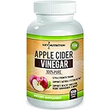 Apple Cider Vinegar 1500mg, 100% Organic, Pure &amp; Raw – Healthy Blood Sugar , Weight Loss, Digestion &amp; Detox Support - 60 day Supply.