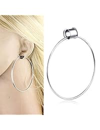 Tianci FBYJS - 3 pares de dilatadores colgantes de acero inoxidable