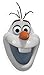 Official Disney Olaf The Snowman from Frozen Card Face Mask
