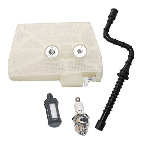 HIFROM TM AIR FILTER FUEL LINE FILTER SPARK PLUG STARTER HANDLE FOR Stihl 038 MS380 NEW AFTERMARKET