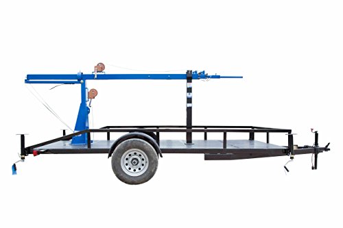 Mobile Communication Tower w/ Trailer - 13.5' to 30' - Antenna Mount Pole - Cell on Wheels