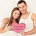 TOODOO 10 Pieces Large Valentine's Lawn Decorations 12 Inch Hanging Love Ornaments Valentine's Day Party Decorations for Valentines Wedding Party