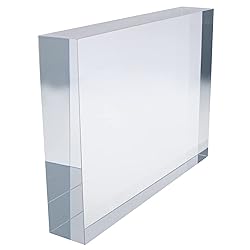 ExcelMark Blank Clear Acrylic Block