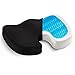 Seat Cushion w/Gel - Car Seat Butt Pillow, Hip Support for Office Chair and Wheelchair - Coccyx Orthopedic Gel Memory Foam Pad for Tailbone, Sciatica, Back Pain R