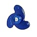 Boomerang Shape Figit Spinner Toy DolTec Aluminium alloy High Speed Table & Hand Spinner EDC Focus Toy Relieve Stress, Anxiety, ADHD, and Boredom (Blue)