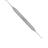 STINST USA Dental Periodontal Sickle Scaler 204S - Ergonomic Handle 9 | Professional double ended sickle tartar &amp; plaque remover tool. Premium autoclavable stainless steel hand instrument.