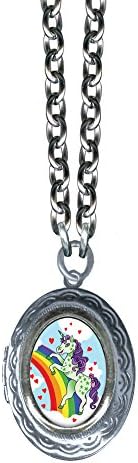 Classic Hardware Mommy Unicorn Locket Necklace