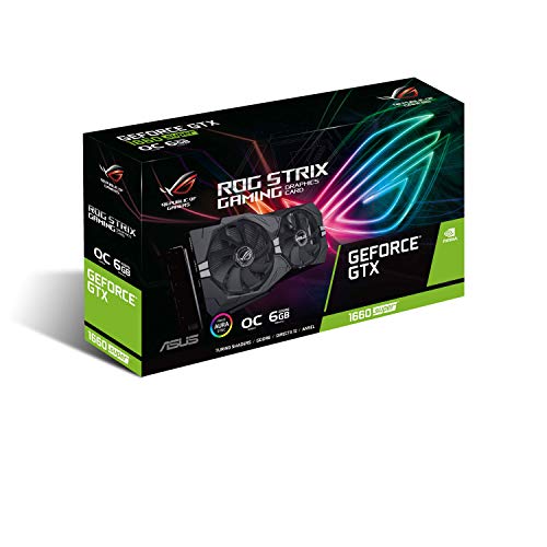 ASUS-ROG-Strix-GeForce-GTX-1660-Super-OC-Edition-Tarjeta-Grfica-Memoria-GDDR6-Ventiladores-Axial-Tech-DirectCU-II-Auto-Extreme-FanConnect-II
