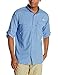 Columbia Blood and Guts III Long Sleeve Woven Shirt, White Cap, Small