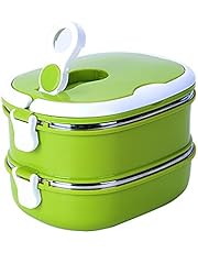 1/2 Layer Rectangle Thermal for Food Stainless Steel Lunch Container Lunch Box Food Storage Container Kids Thermos for Hot Food