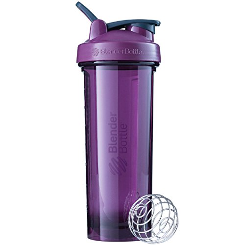 BlenderBottle Pro Series Shaker Bottle, 32-Ounce, Plum