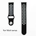 Hagibis Compatible Versa Bands Sport Silicone Replacement Bands for Versa Smart Fitness Watch (Black)