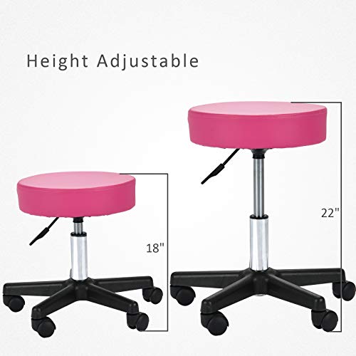 Uenjoy Folding Massage Bed with Stool, 84'' Professional 2 Fold Lash Bed with Head& Armrest