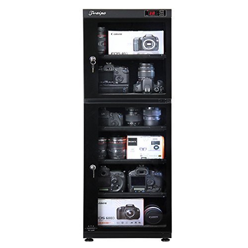 HFSHardware Factory StoreTM 155L Digital Dehumidify Dry Cabinet Box -6 Shelf Camera & Lens storage