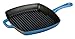 Lodge Enameled Cast Iron Square Grill Pan, 10-inch, Caribbean Blue