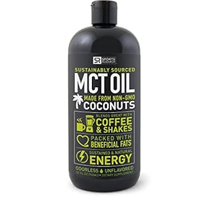 Premium MCT Oil derived only from Coconut Oil - 32oz BPA free bottle | Ketogenic and Paleo diet approved ~ Non-GMO Project Verified