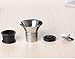 55 Ounces Glass Carafe with Stainless Steel Silicone Flip-top Lid, Drip-free Water Pitcher for Hot/Cold Water, Coffee, Ice Tea and Juice Beverage