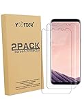 Galaxy S8 Screen Protector [2-Pack][Not Glass], Yootech [Case Friendly] Galaxy S8 Wet Applied Screen Protector BUBBLE-FREE for Samsung Galaxy S8 [New Version]