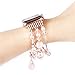 JOMOQ Apple Watch Band, Fashion Sports Beaded Bracelet Replacement iWatch Strap Band For Women Girls, Apple Watch Series 38mm/42mm