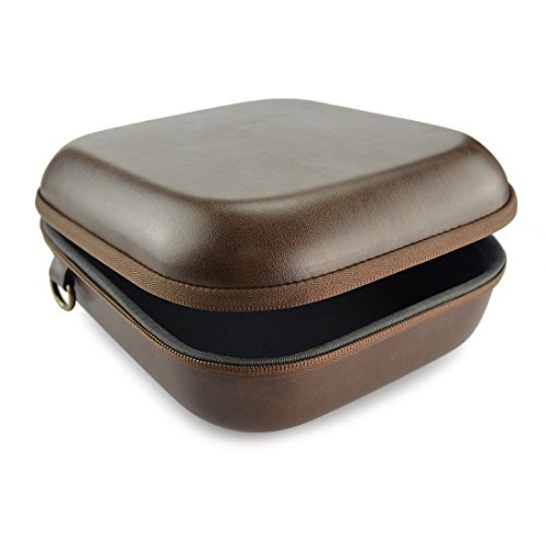 Geekria EJB1 Headphones Case/Headphone Full Size Hard Shell Large Carrying Case/Headset Travel Bag with Space for Cable, Earpads and Accessories (Brown)