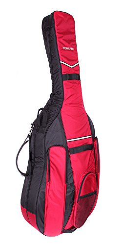 Tonareli Designer Bass Gig Bag BLACK/BURGUNDY 7/8 size BGB78BB