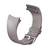 Samsung Gear S2 Classic Band, V-MORO Beige Replacement Rubber Band For Gear S2 Classic Smart Watch (Beige)