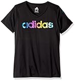 adidas Girls' Big V-Neck Performance