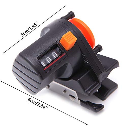 Haven Shop Compteur De Ligne De Pêche Portable 0-999 M – Longueur De La Ligne – Jauge De Profondeur – Outil De Counter – Compteur De Poissons Pour La Pêche En Mer.