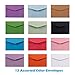 Selizo 120 Pieces Small Colored Envelopes, 4.5 x 3.2 in